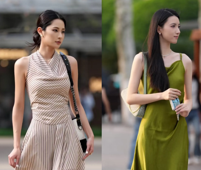 五六十岁女性的夏日新选择：告别针织T恤，拥抱“夏装”优雅减龄