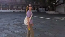 31岁章泽天晒旅行照