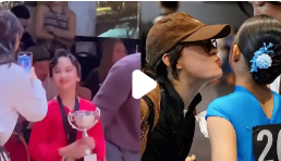 孙俪女儿拉丁舞夺冠 母亲全程记录成长高光时刻