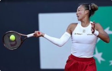 郑钦文晋级WTA1000罗马站单打八强