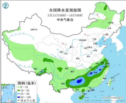 未来一周南方地区多降水 黄淮等地区有高温天气发展